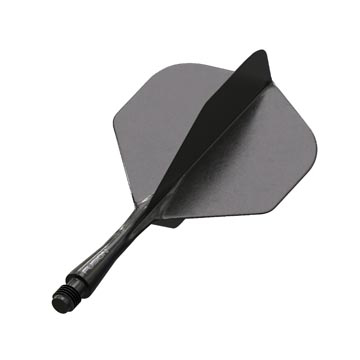 Afbeeldingen van Winmau Fusion Integrated Flight & Shaft Black
