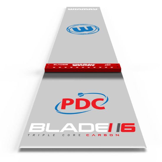 Winmau Clearzone PVC Dartmat with integrated Oche