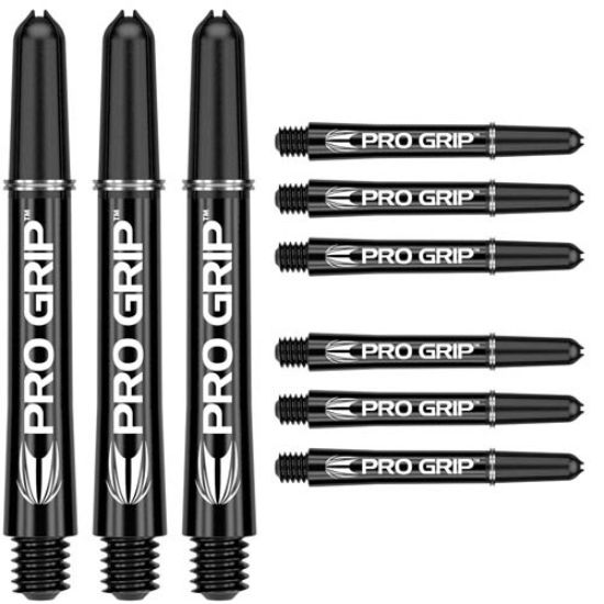 Afbeeldingen van Target Pro Grip Dart Shafts Zwart