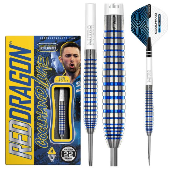 Bild von Red Dragon Luke Humphries TX3 Cool Blue SE Steeldarts | Dartpfeile