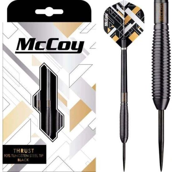 Afbeeldingen van Mc Coy Thrust 90% Steel Tip Black