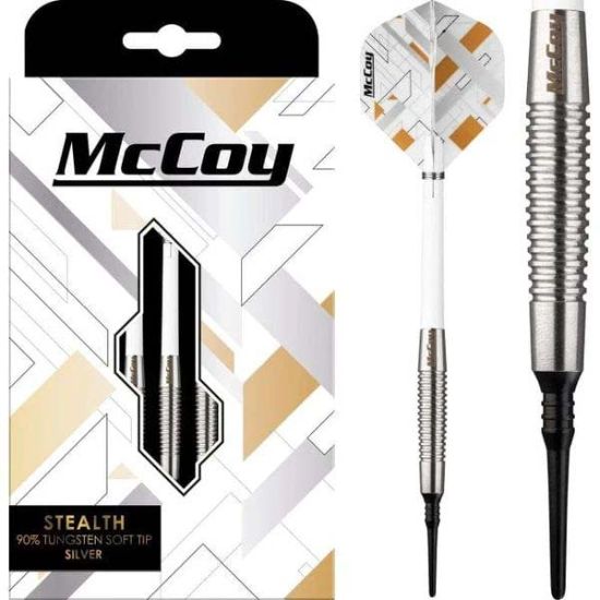 Afbeeldingen van Mc Coy STEALTH  90% Soft Tip Silver