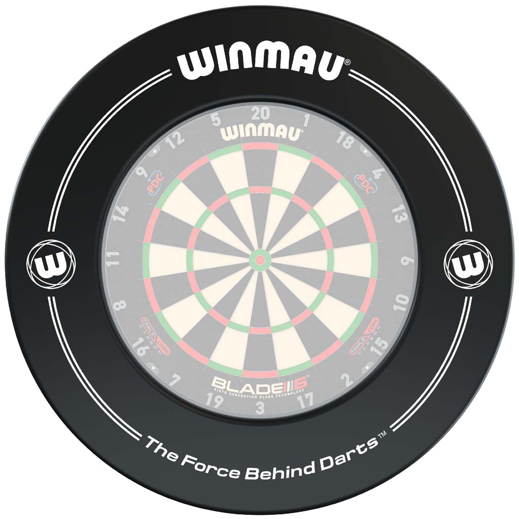 Bild von Winmau Surround – "The Force behind Darts Black" | Auffangring Wandschutz