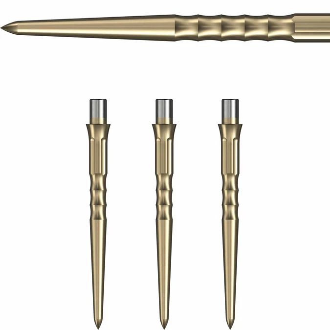 Picture of CALIBURN EVO DART POINTS RIPPLE NO LIP GOLD