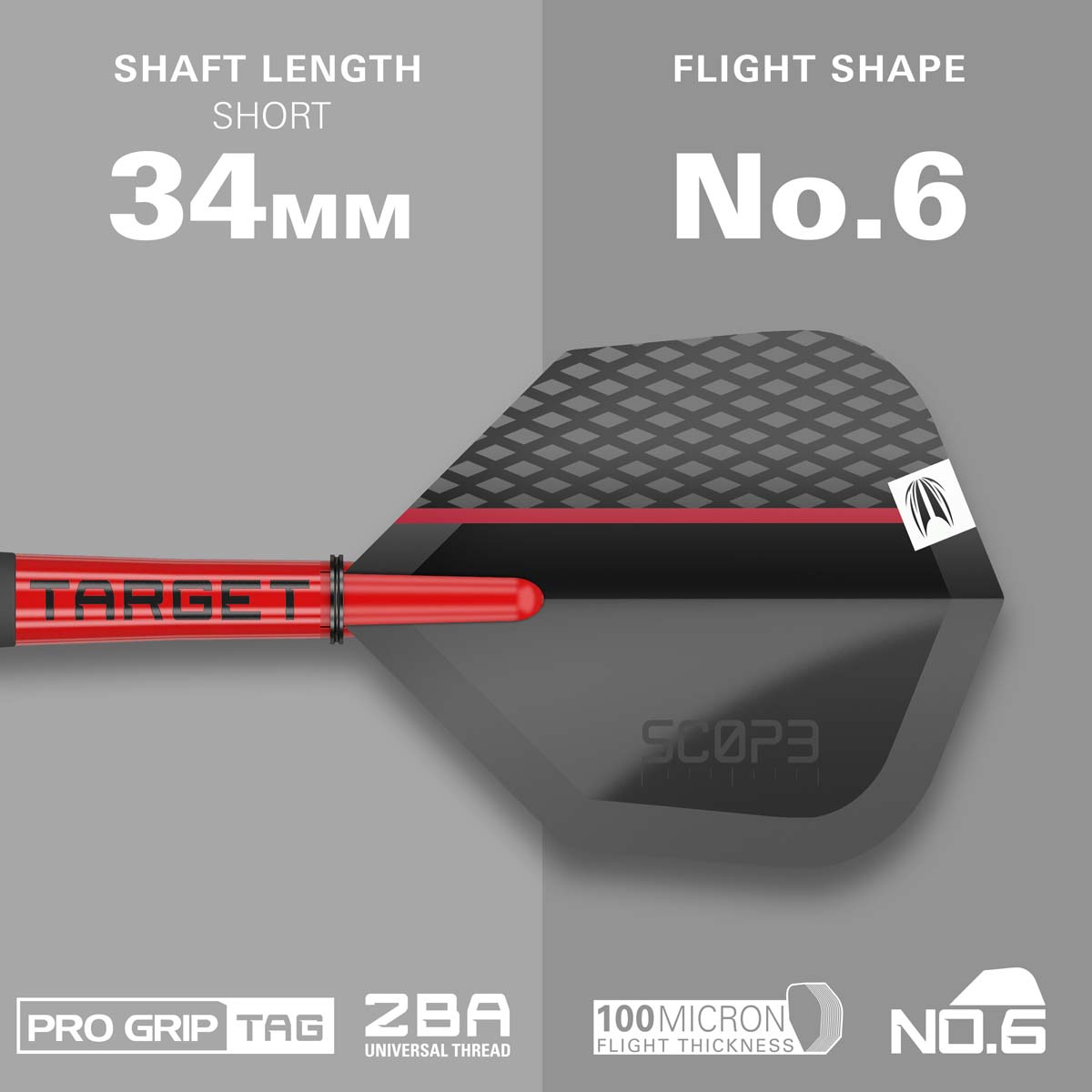 Afbeeldingen van Target Scope 90% 03 SP Steeltip