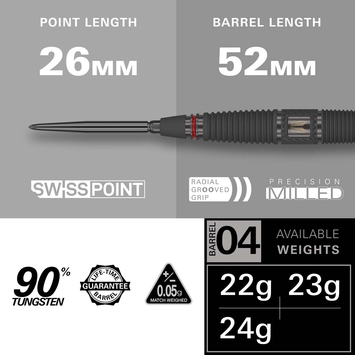 Picture of Target Scope 90% 04 SP Steeltip