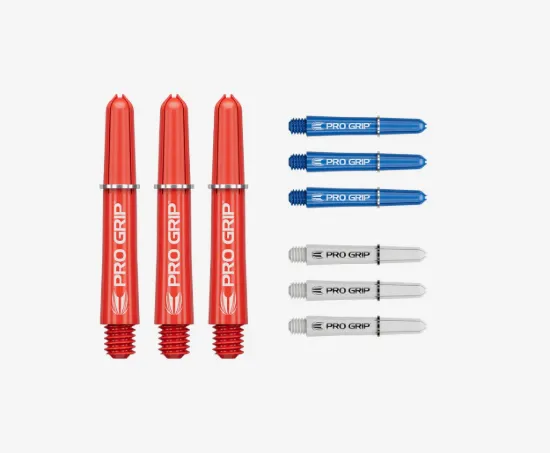 Picture of Target Pro Grip Dart Shafts Multipack Red-Blue-White