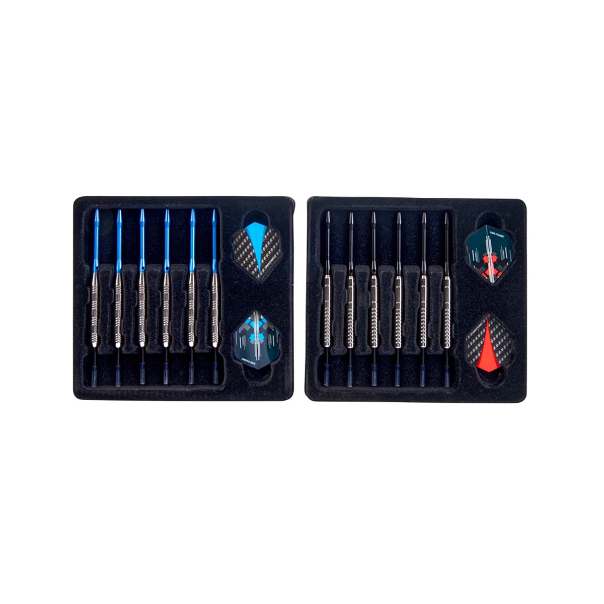 Afbeeldingen van DARTSET STEELTIP NICKEL BRASS