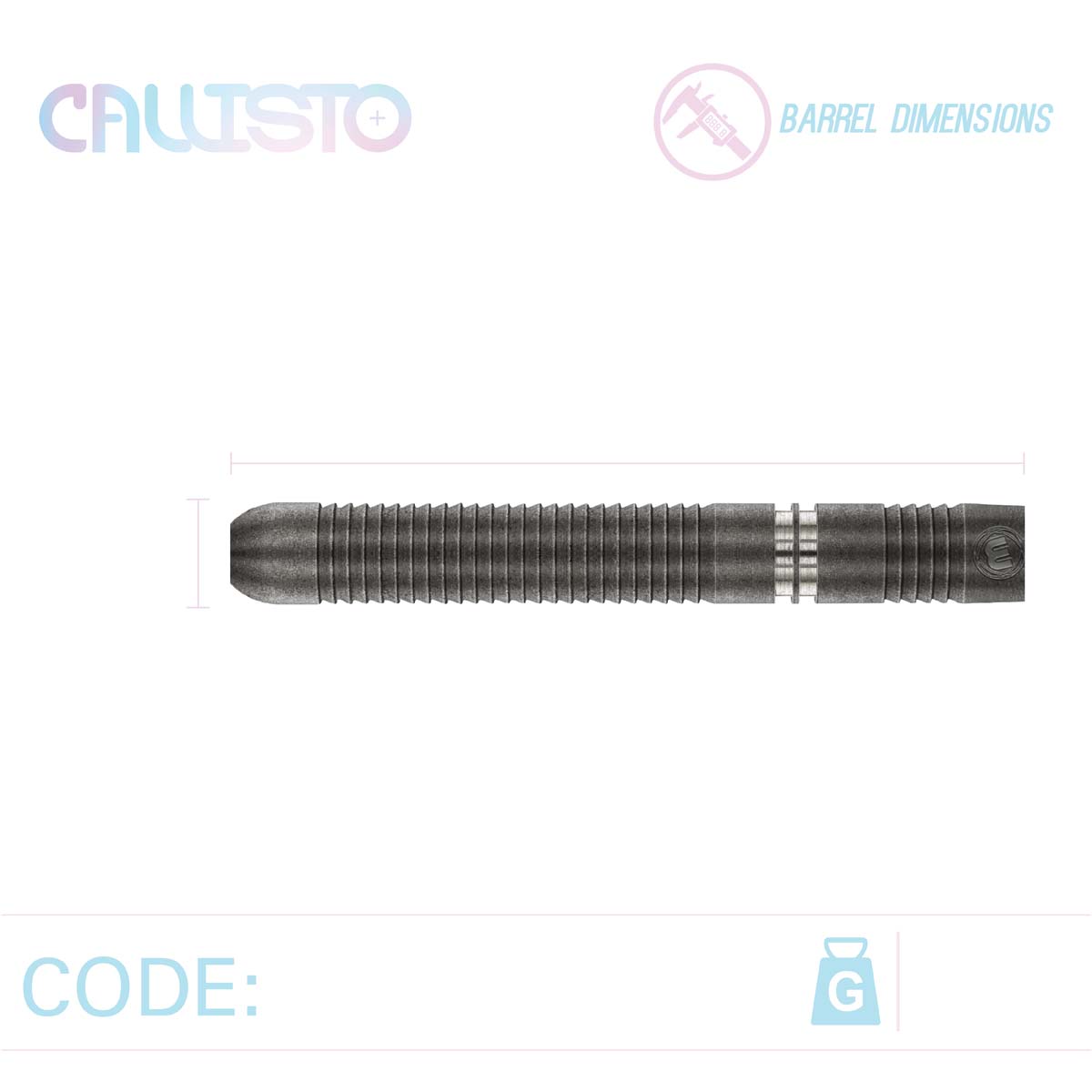 Picture of WINMAU CALLISTO-1 STEELTIP DARTS 