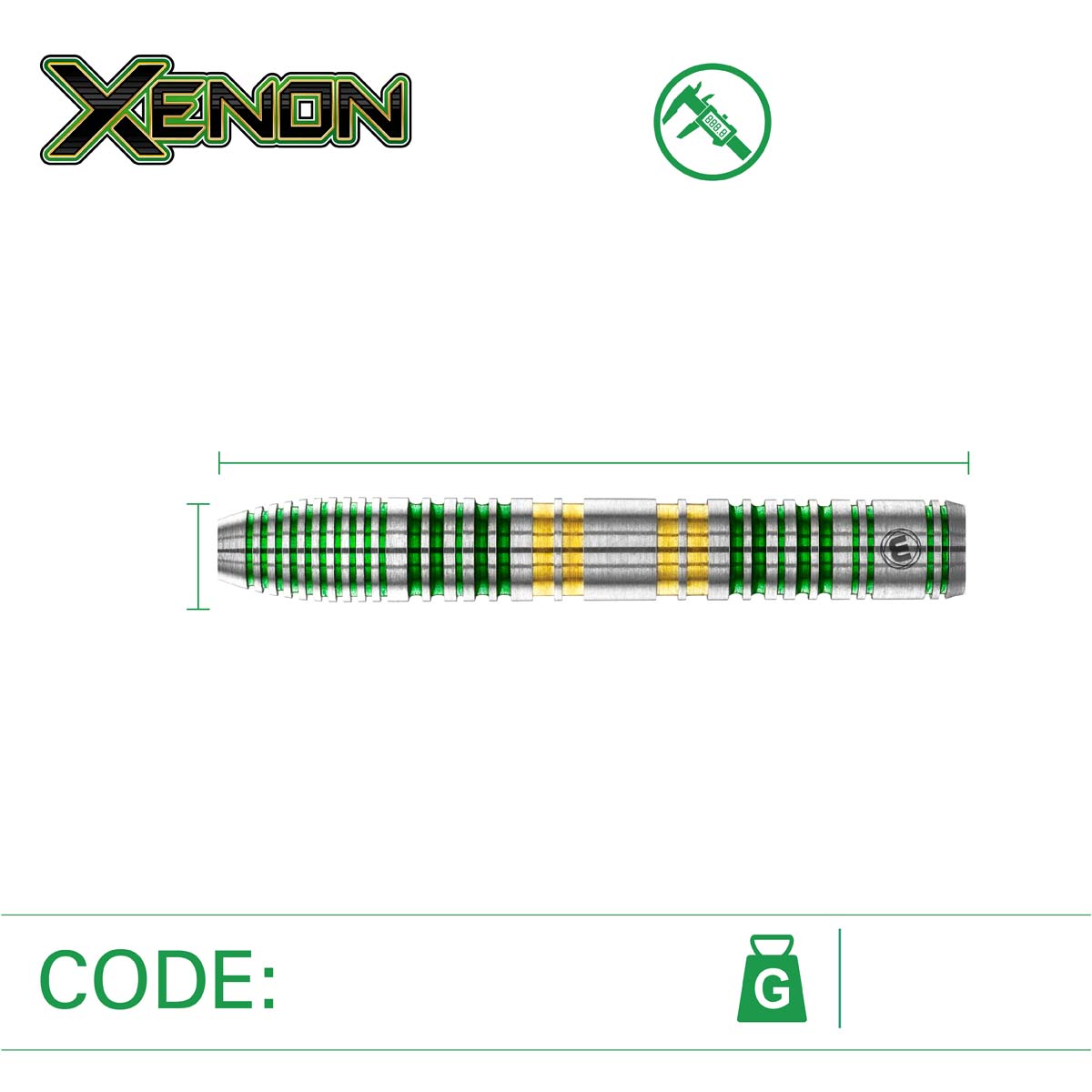 Bild von Winmau Xenon Steeldarts | Dartpfeile