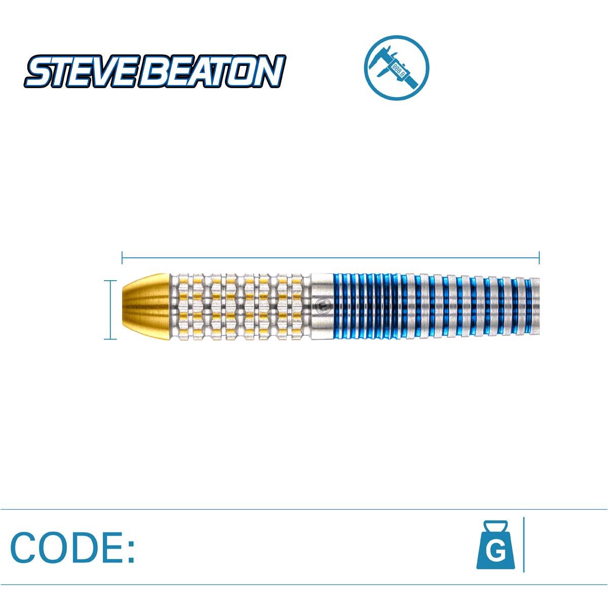Picture of WINMAU STEVE BEATON LEGACY EDITION DARTS