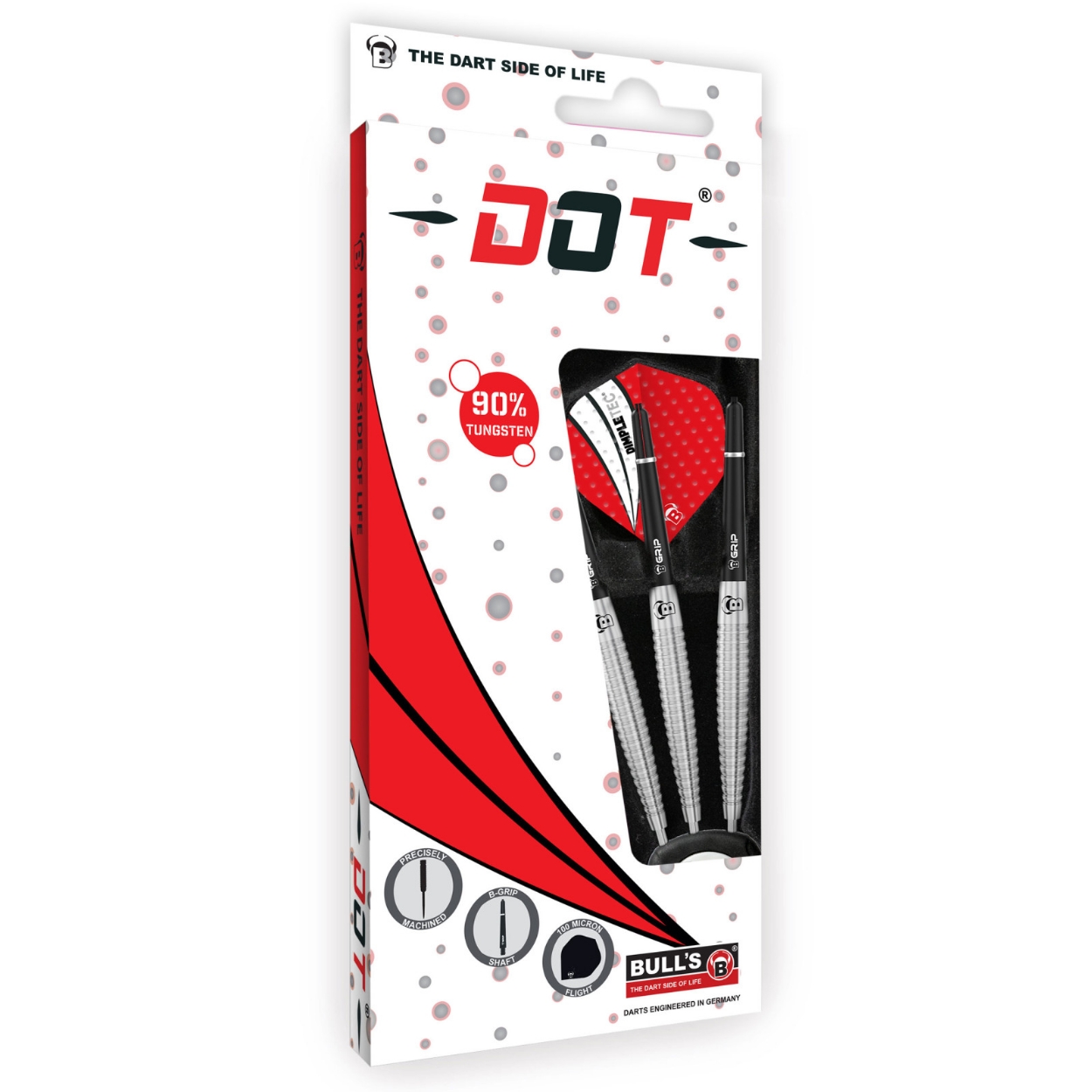 Afbeeldingen van Bull's DE Dot D6 Steeldart