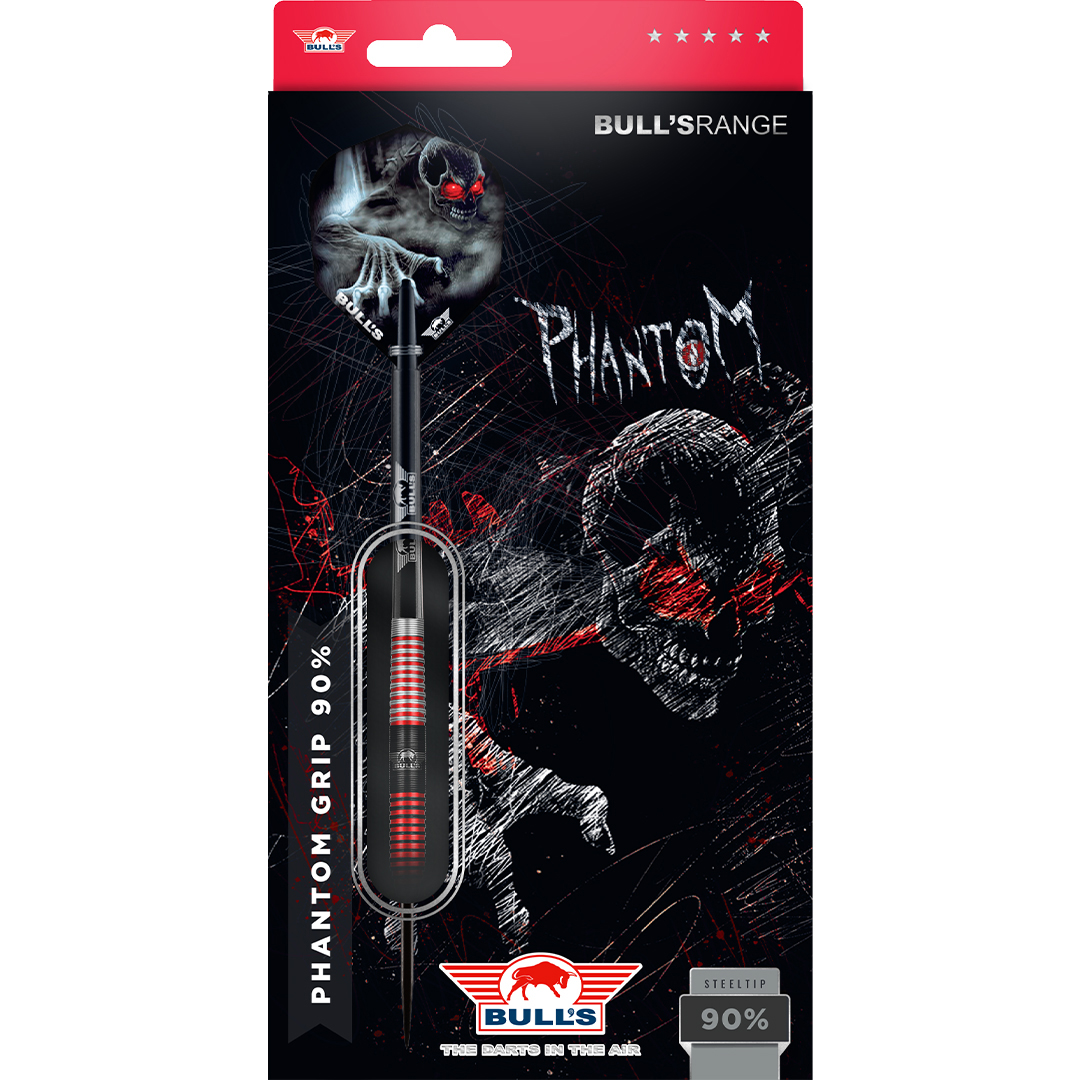 Afbeeldingen van Bull's Phantom Grip 90% Red PCT
