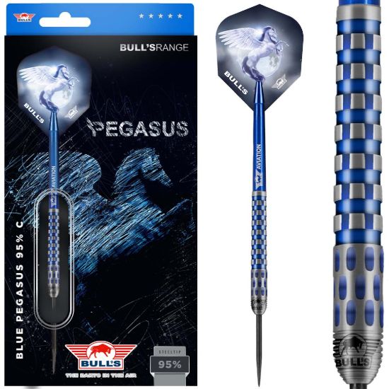 Picture of Bull's Blue Pegasus 95% C Steeltip Darts