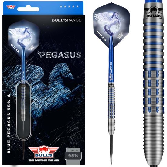 Picture of Bull's Blue Pegasus 95% A Steeltip Darts
