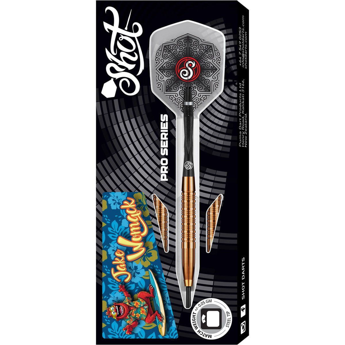 Afbeeldingen van Jake Womack 90% 23g Steeltip