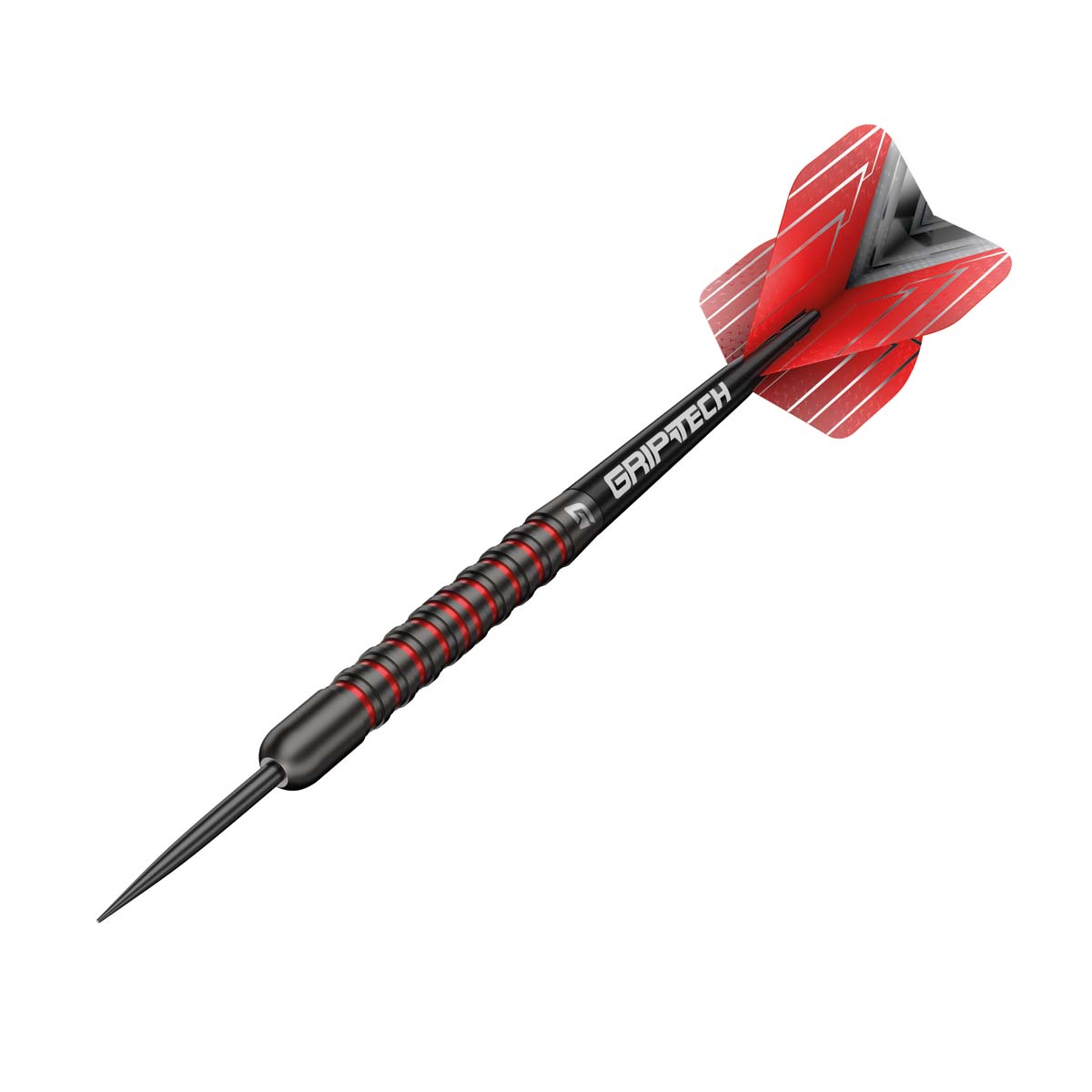 Afbeeldingen van GOAT PODIUM BLACK-RED STEELTIP DARTPIJLEN