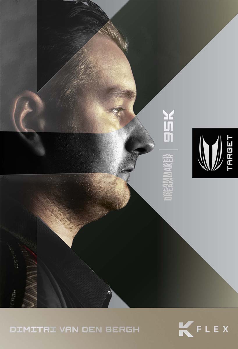 Picture of Dimitri Van Den Bergh 95K SP Steel Tip Dartpijlen 2025