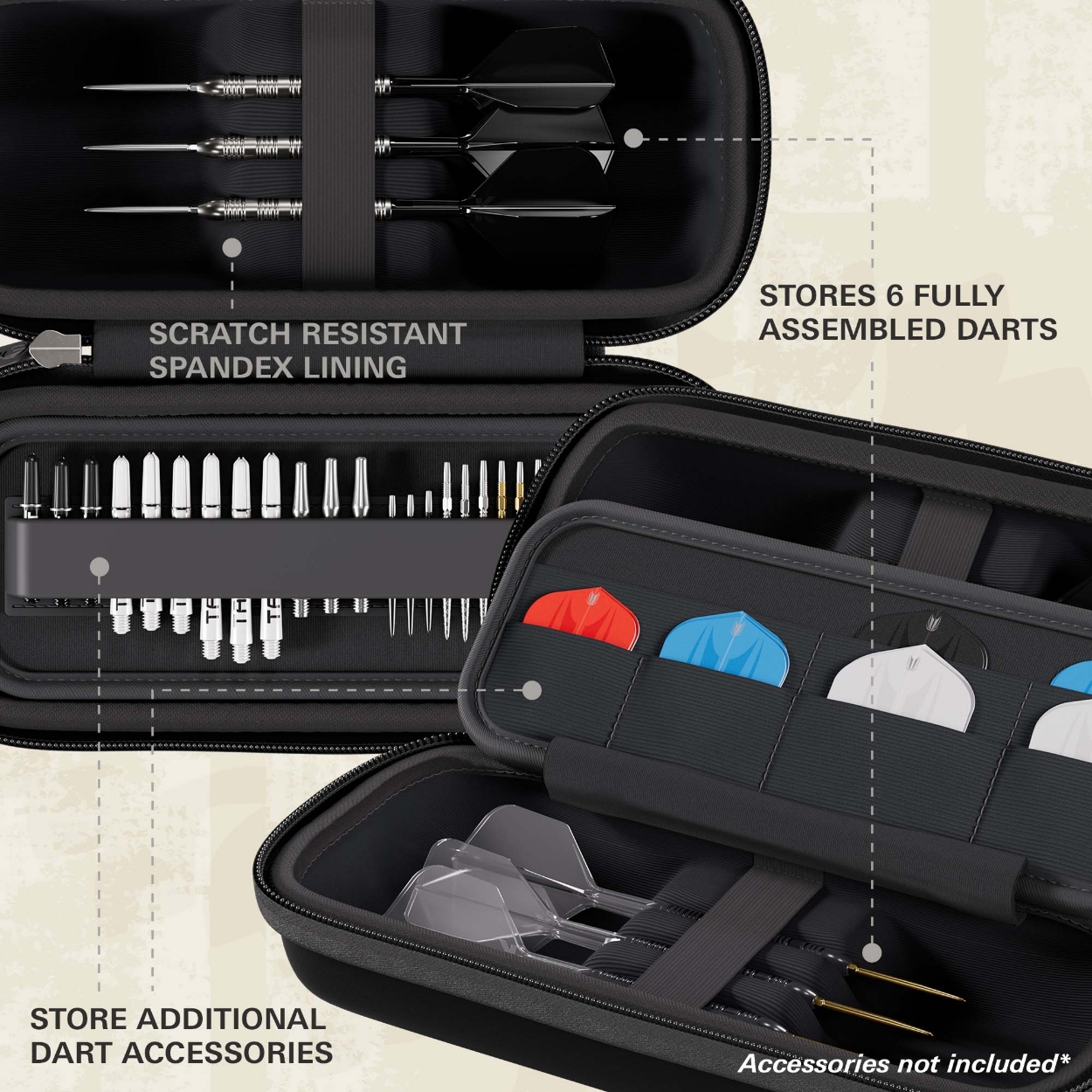 Afbeeldingen van TARGET BOA CASE - BLACK/BLACK