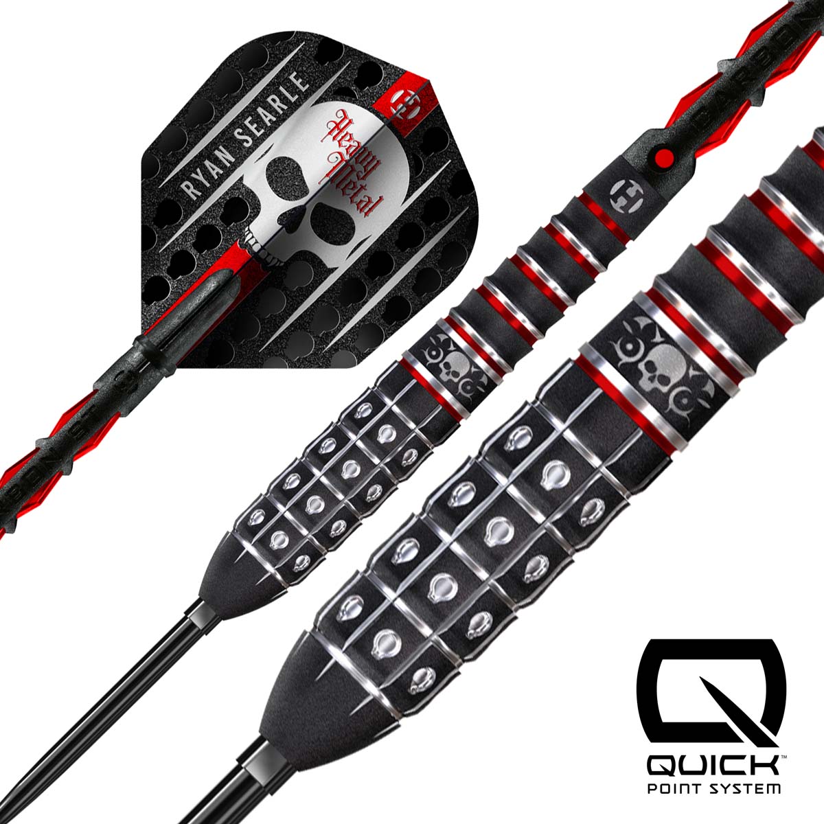 Afbeeldingen van HARROWS RYAN SEARLE SERIES 3 QP STEELTIP DARTPIJLEN