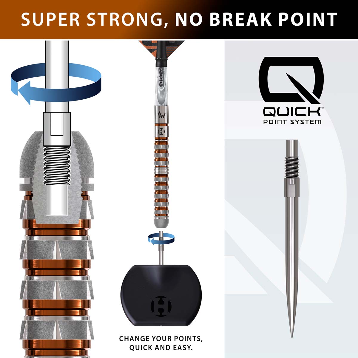 QUICK POINT DARTS HARROWS