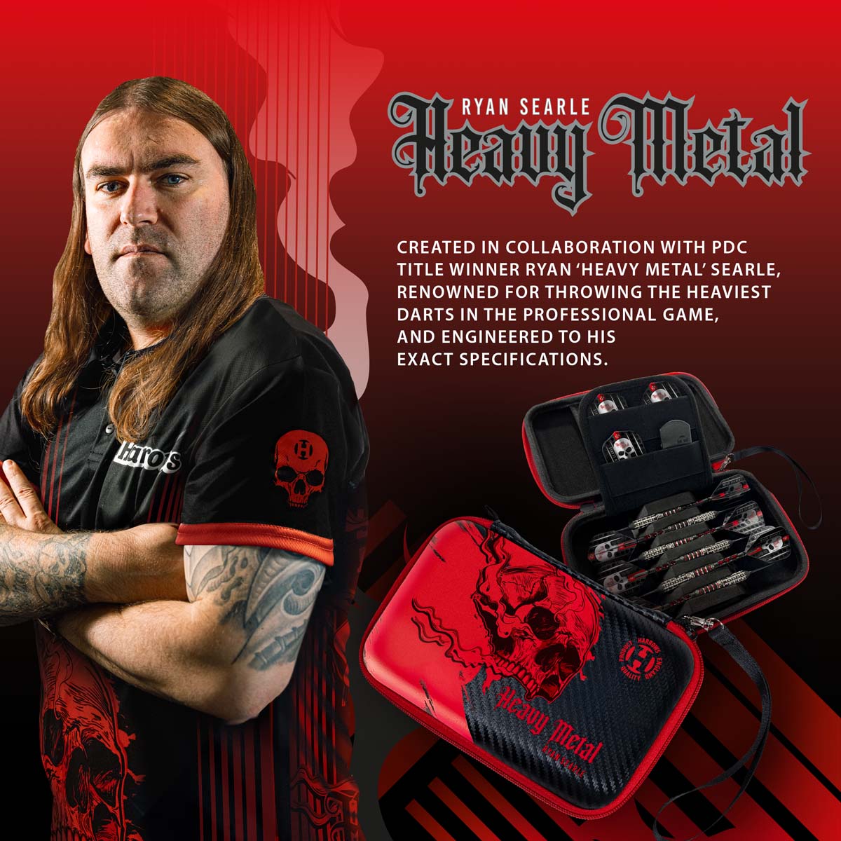 Picture of RYAN SEARLE 2 - PLAYER PRO DART 6 CASE