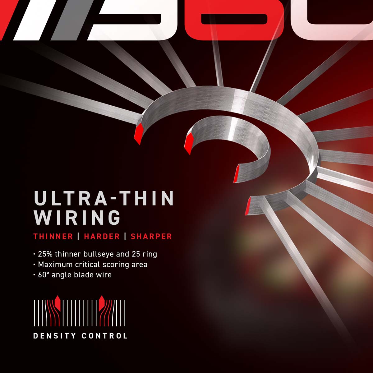WINMAU DARTBORD 360 TRIPLE CORE DARTSHOP DAS ROGGEL