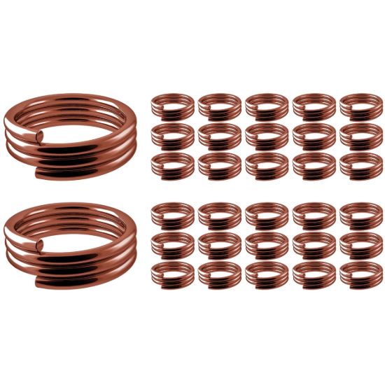 Shaft Springs-Rings Brons 30 pcs