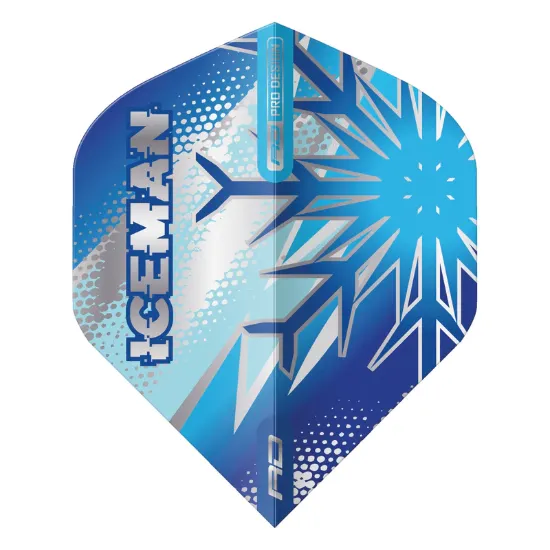 Bild von Red Dragon Gerwyn Price Flake Hardcore Premium Dart Flights Standard No2 Blau