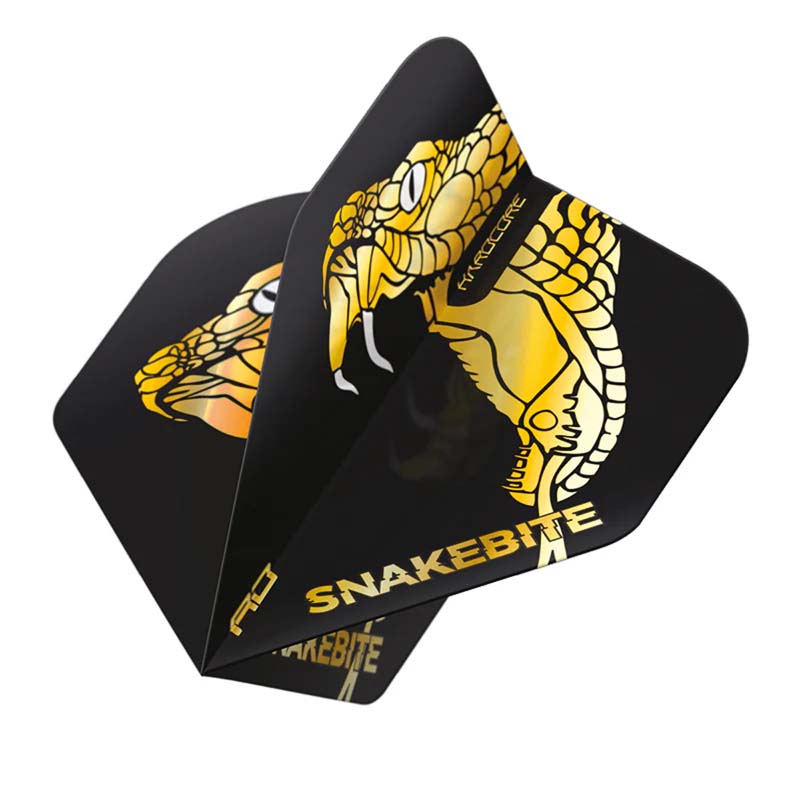 Image de Ailettes Red Dragon Peter Wright Snakebite Gold Snake Hardcore Premium Standard No2