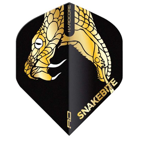 Image de Ailettes Red Dragon Peter Wright Snakebite Gold Snake Hardcore Premium Standard No2