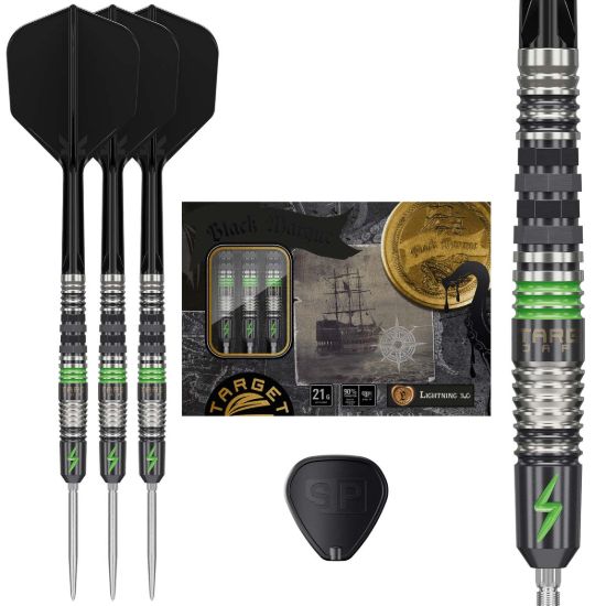 Bild von Target Japan Black Marque Lightning 3.0 Steeldarts | Dartpfeile