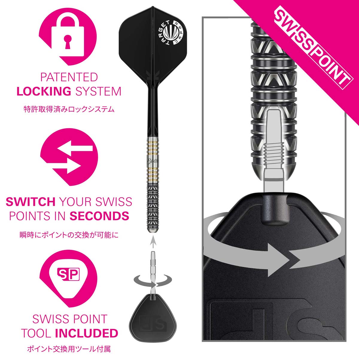 Picture of Target Japan Beau Greaves Japan Edition Steeltip Darts