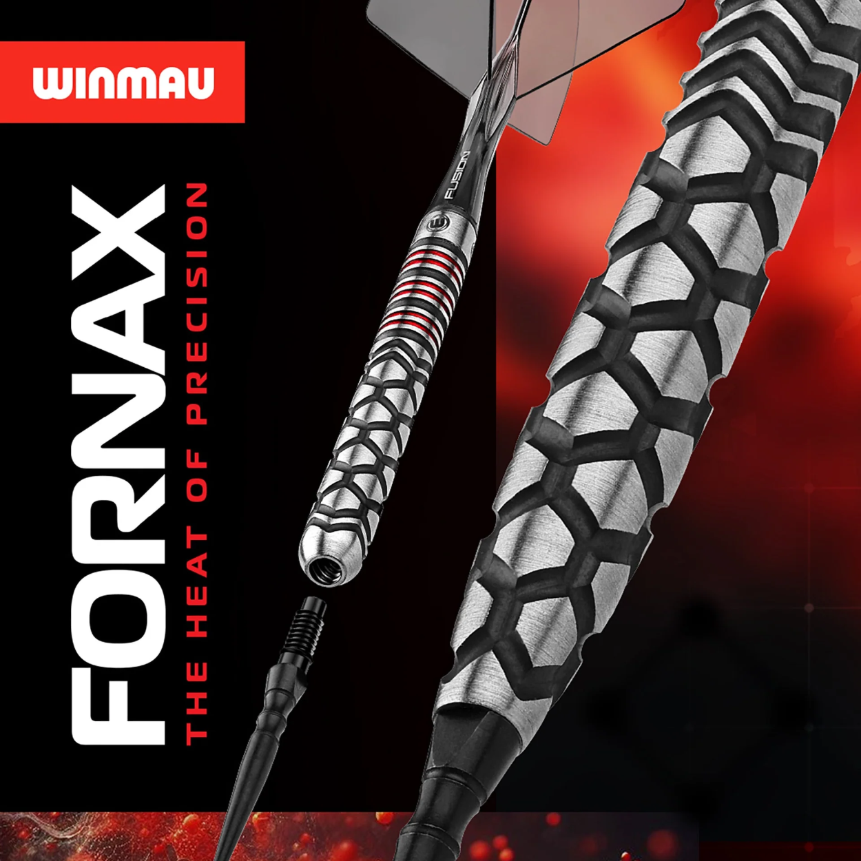 WINMAU FORNAX  PARALLEL STEEL TIP DARTPIJLEN