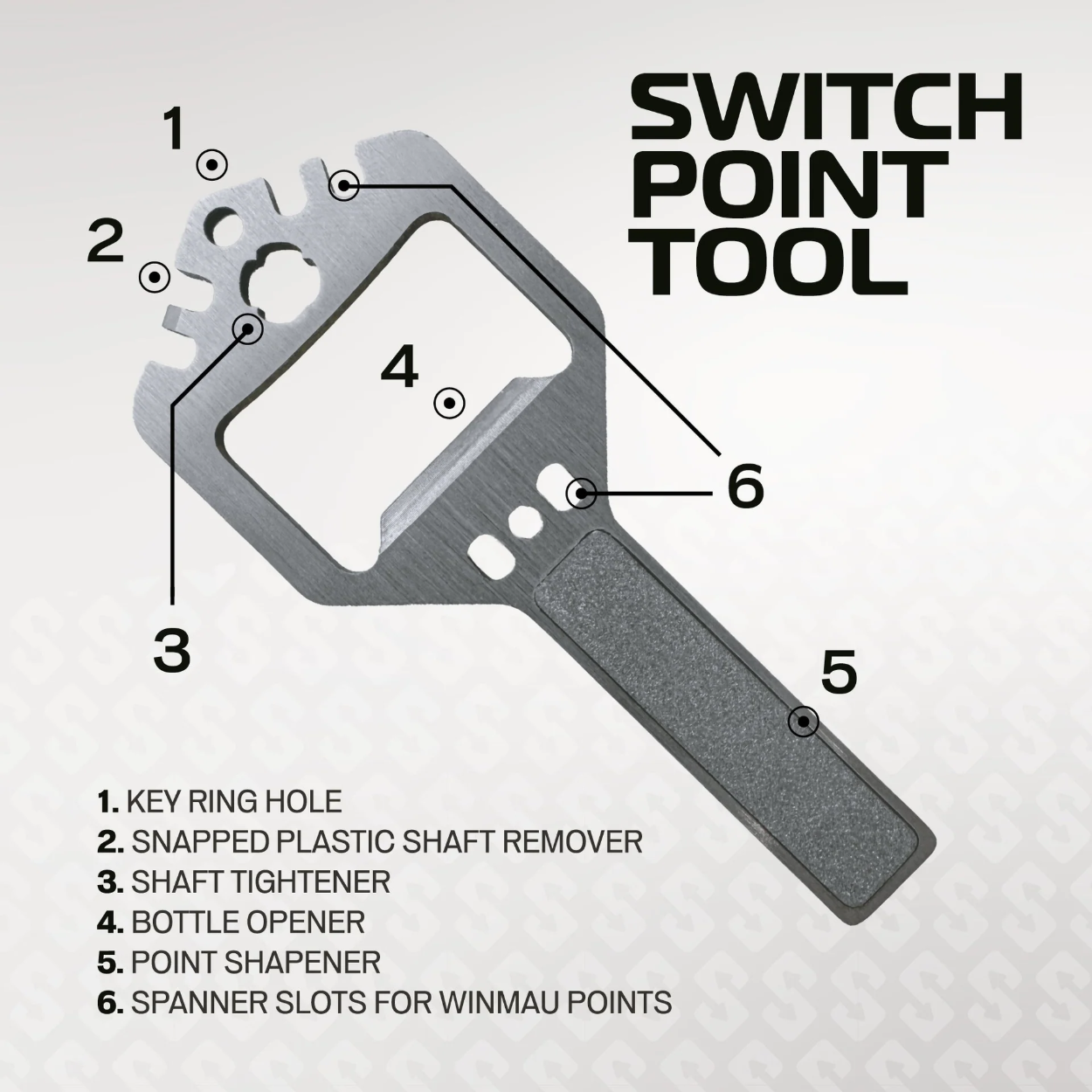 Picture of WINMAU SWITCH POINT WAVE BLACK