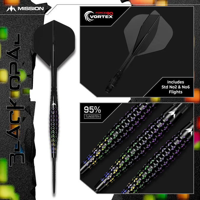Picture of Mission Black Opal Steeltip Darts