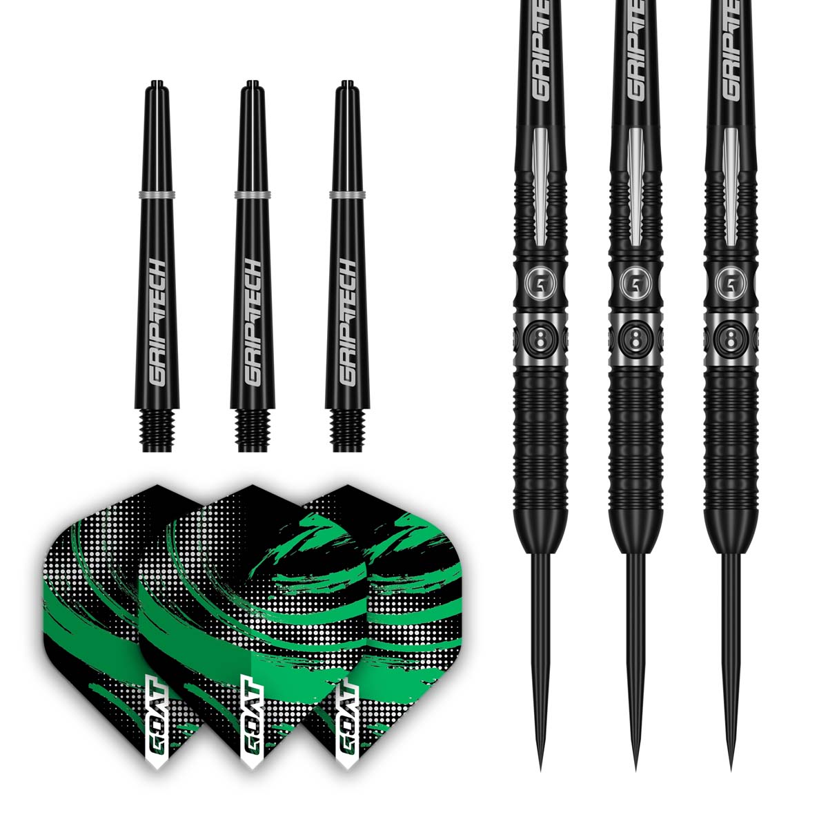 GOAT 8BALL DARTS - STEELTIP -DARTPIJLEN 90% DARTSHOP DAS ROGGEL