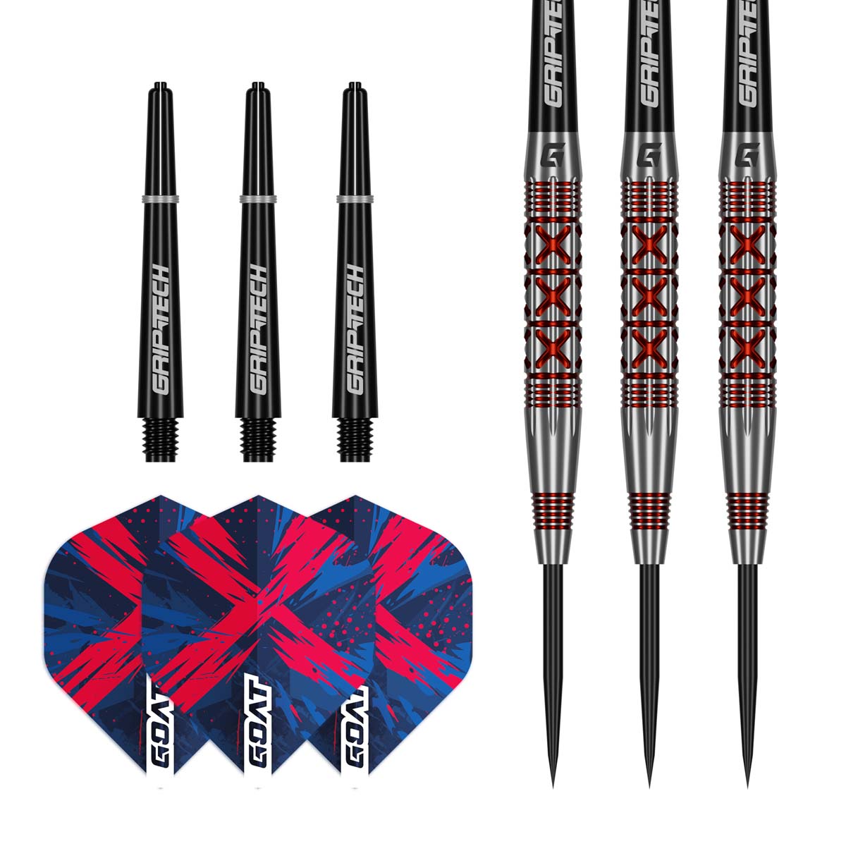 GOAT STRIKE DARTS - STEEL TIP - DARTPIJLEN DARTSHOP DAS ROGGEL