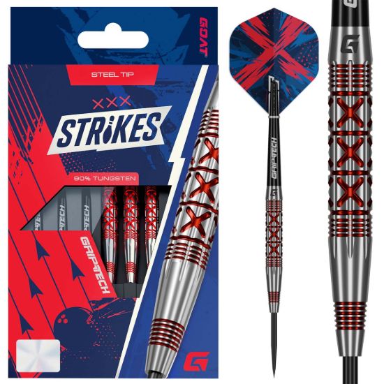 GOAT STRIKE DARTS - STEEL TIP - DARTPIJLEN DARTSHOP DAS ROGGEL
