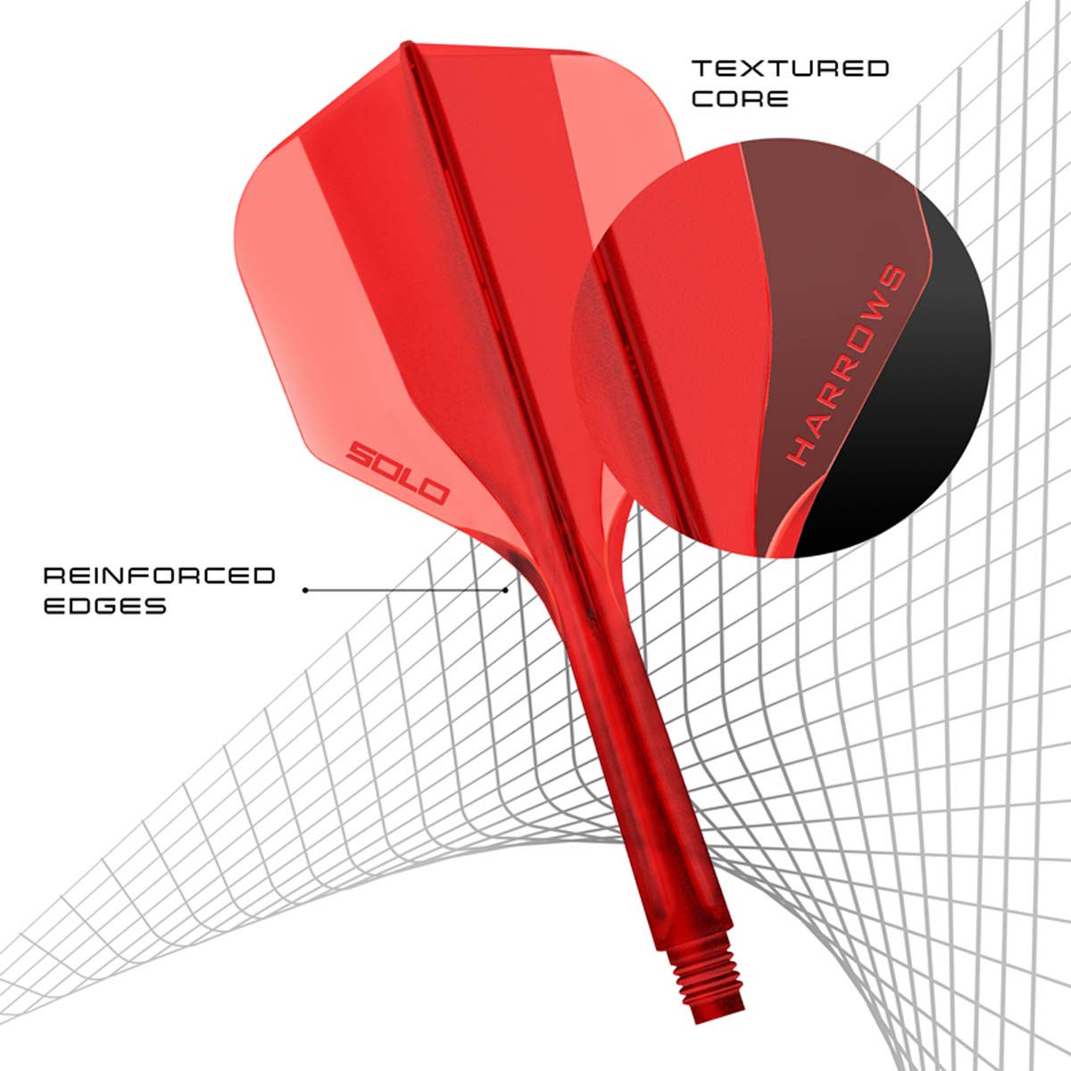 HARROWS SOLO FLIGHT No 6 - RED DARTSHOP DAS ROGGEL