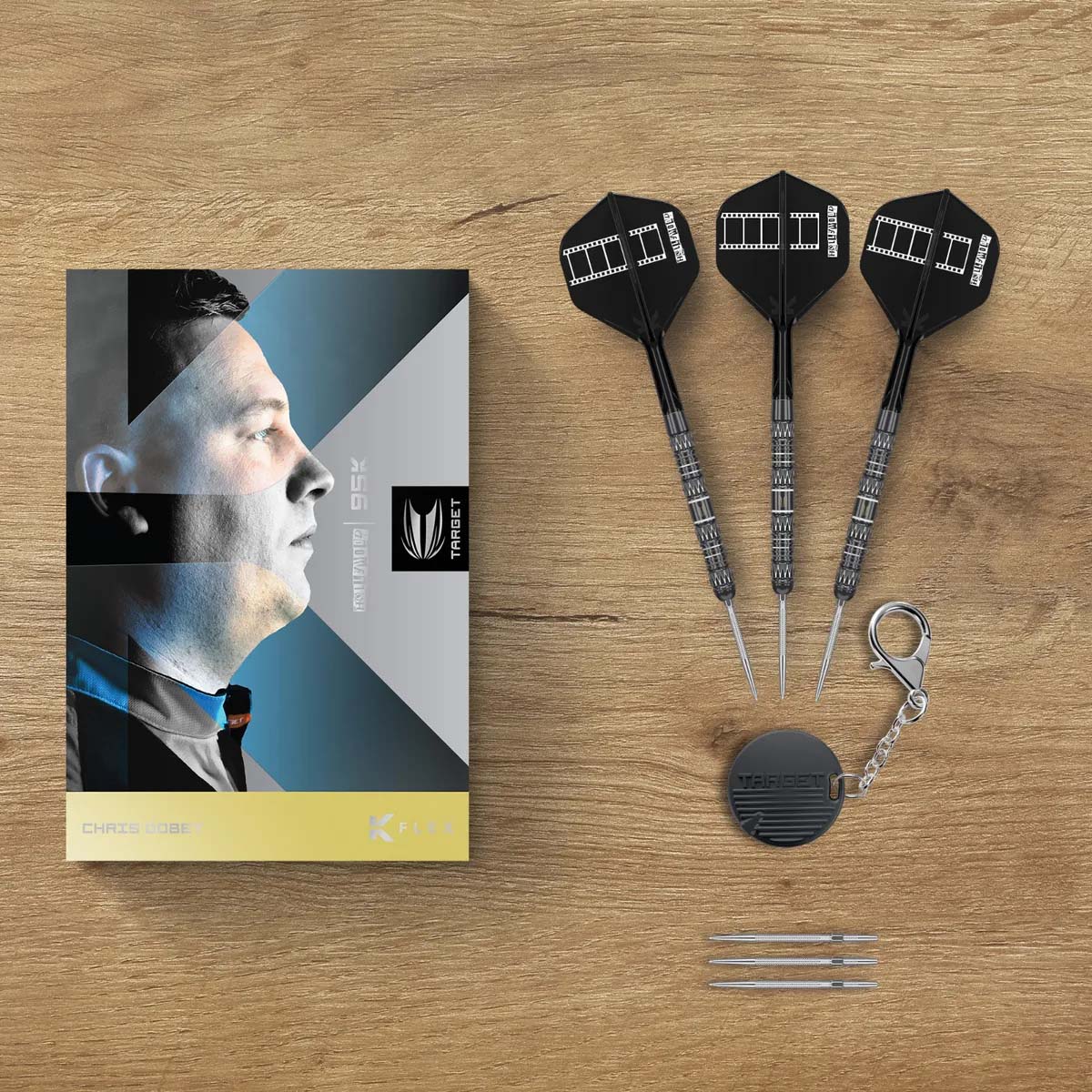 TARGET CHRIS DOBEY 95K - STEEL TIP DARTPIJLEN DARTSHOP DAS ROGGEL