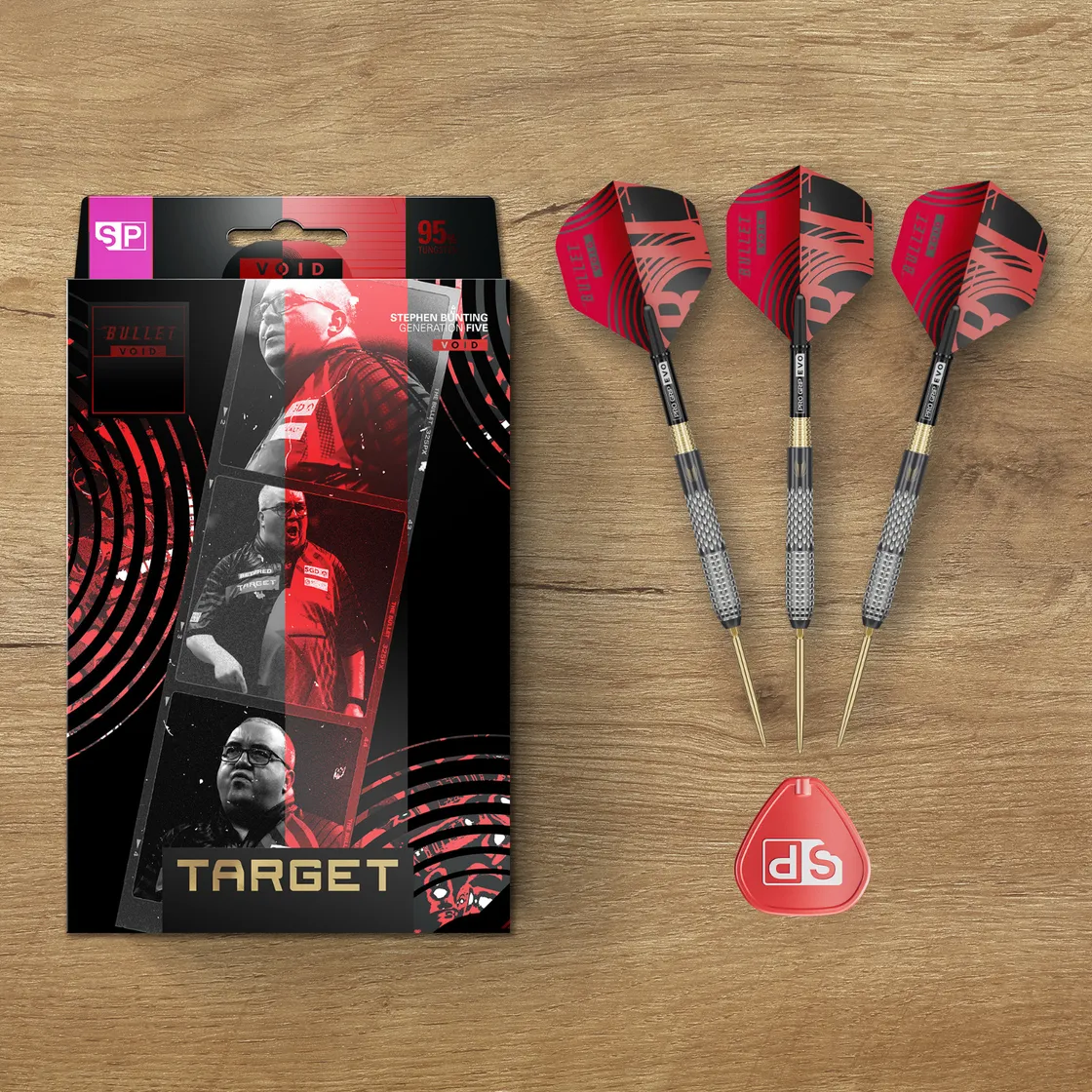 TARGET STEPHEN BUNTING G5 VOID DARTS STEELTIP DARTPIJLEN DARTSHOP DAS ROGGEL