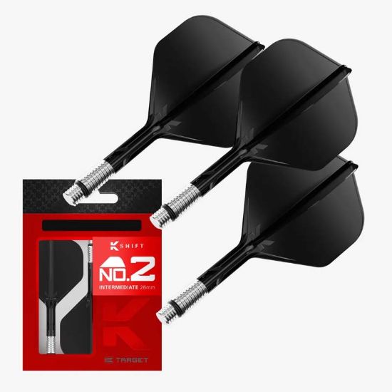 TARGET K-SHIFT BLACK FLIGHT STD/NO2 DARTSHOP DAS ROGGEL