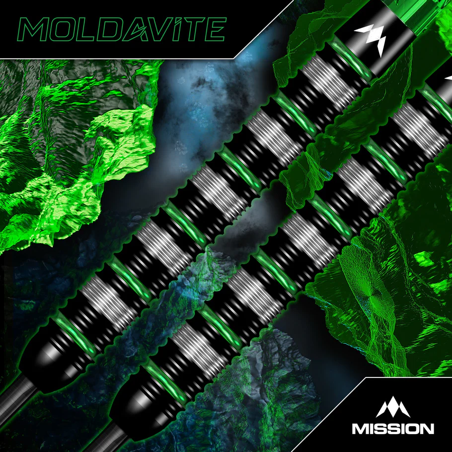 MISSION MOLDAVITE DARTS STEEL TIP SET