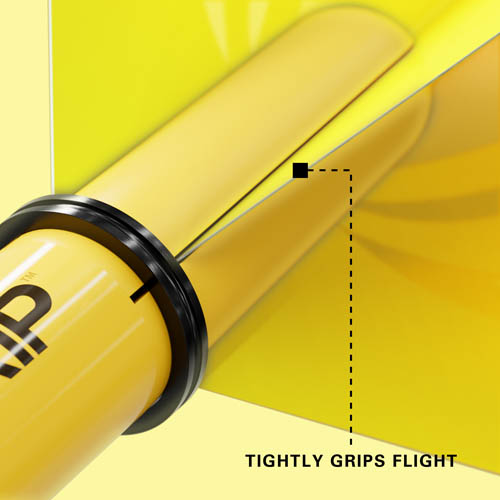 Afbeeldingen van Target Pro Grip Dart Shafts Geel