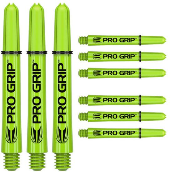 Afbeeldingen van Target Pro Grip Dart Shafts Limegroen