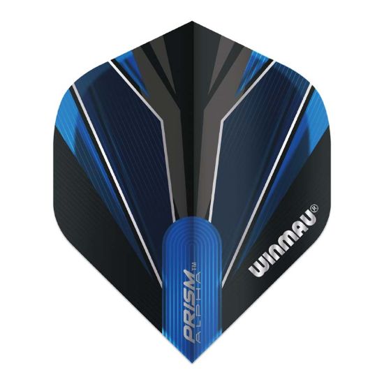 WINMAU PRISM ALPHA FLIGHT EXTRA THICK BLACK-BLUE