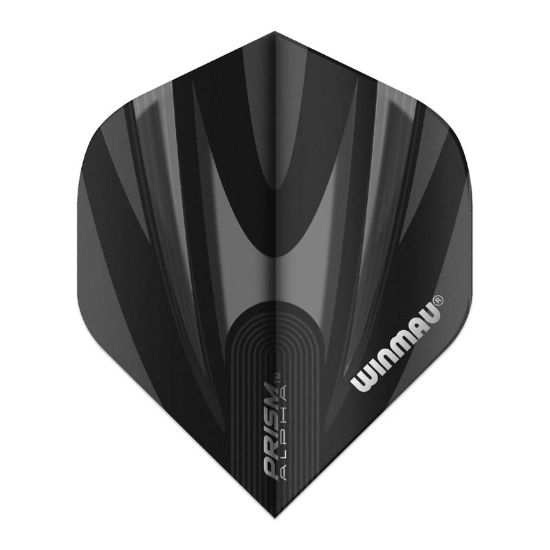 Picture of WINMAU PRISM ALPHA FLIGHT EXTRA THICK BLACK-GREY
