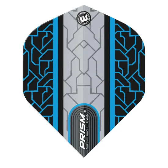 WINMAU PRISM ALPHA FLIGHT EXTRA THICK GREY-BLUE