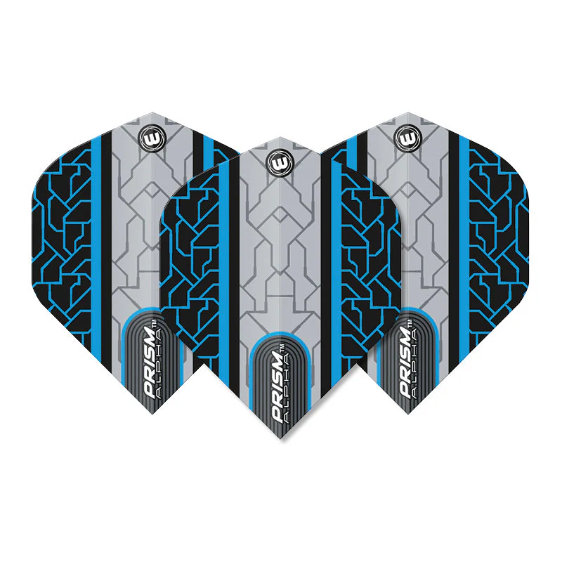 WINMAU PRISM ALPHA FLIGHT EXTRA THICK GREY-BLUE